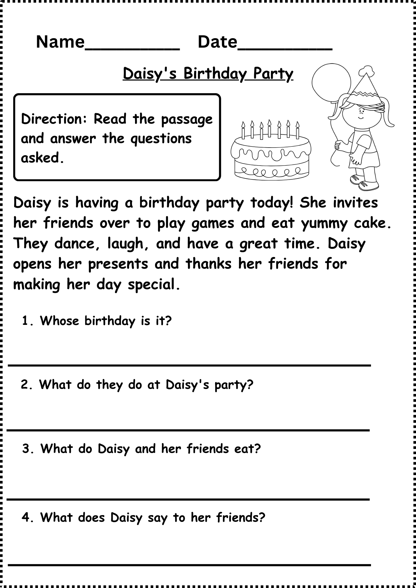 First Grade Reading Worksheets Improve Fluency Vocabulary