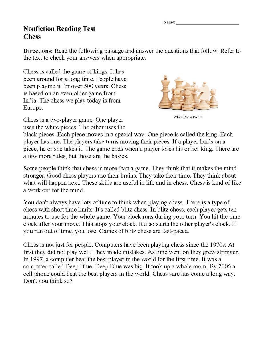 16 Comprehension Reading English Worksheets Free PDF At Worksheeto