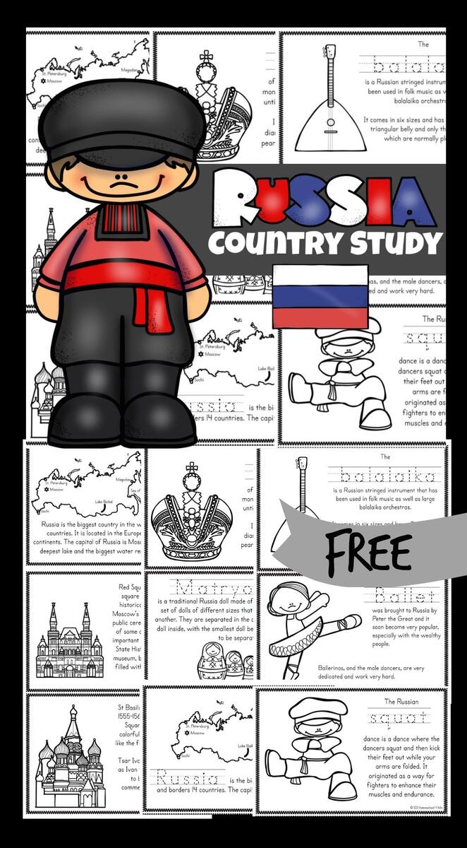 Russia For Kids Printable Book 123 Homeschool 4 Me Russia For Kids Printable Book 123 Homeschool 4 Me
