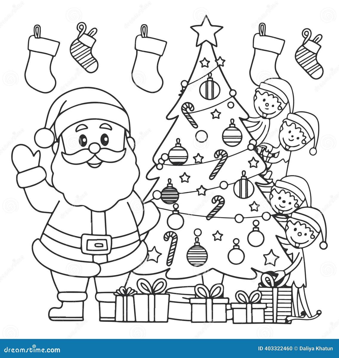 Christmas Coloring Pages Free PDF To Download And Print