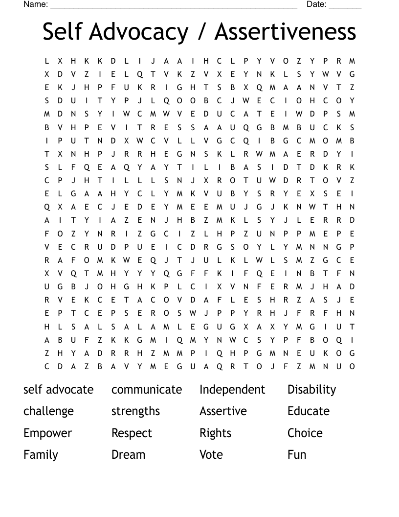 Self Advocacy Checklist PDF Included Number Dyslexia