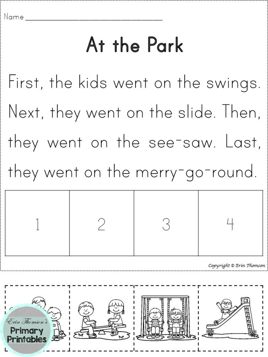 Sequencing Stories First Next Then Last Set 1 Sequencing EB1 1st Grade Order Numbers Number Patterns Worksheets For Free ArgoPrep