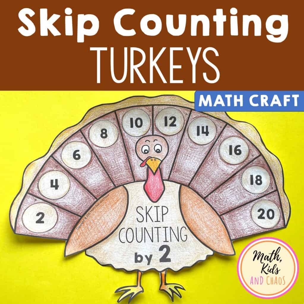 Skip Counting Turkeys Math Kids And Chaos