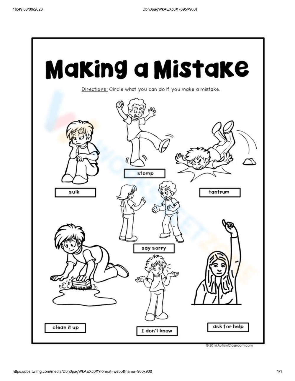 Social Skills For Kids Worksheets Printable Social Skills For Kids Worksheets Printable