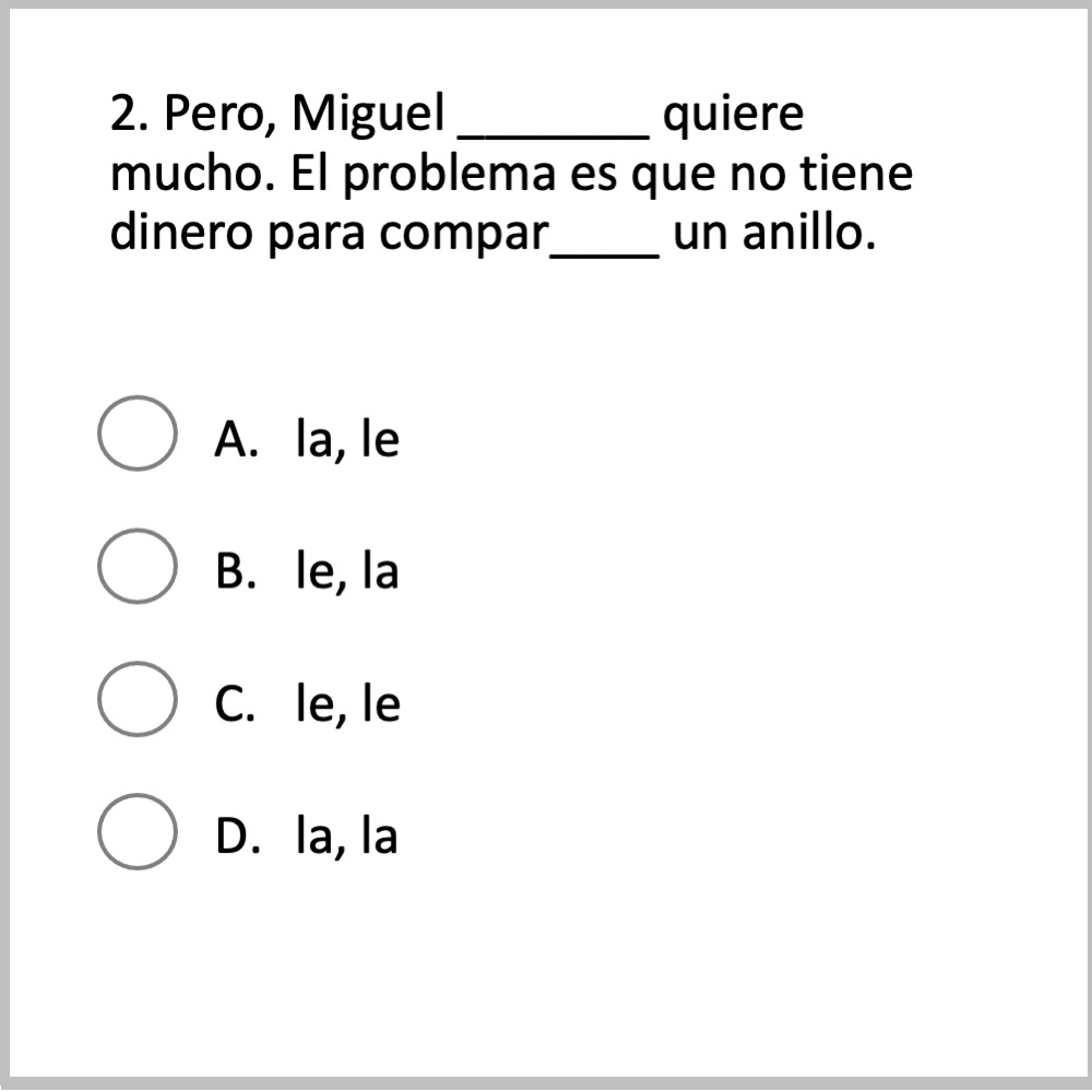 Spanish Direct And Indirect Object Pronouns Google Forms Activity Worksheets Library