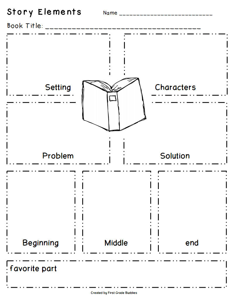 Story Elements Printable Free Reading Fiction Worksheet For Kids Worksheets Library