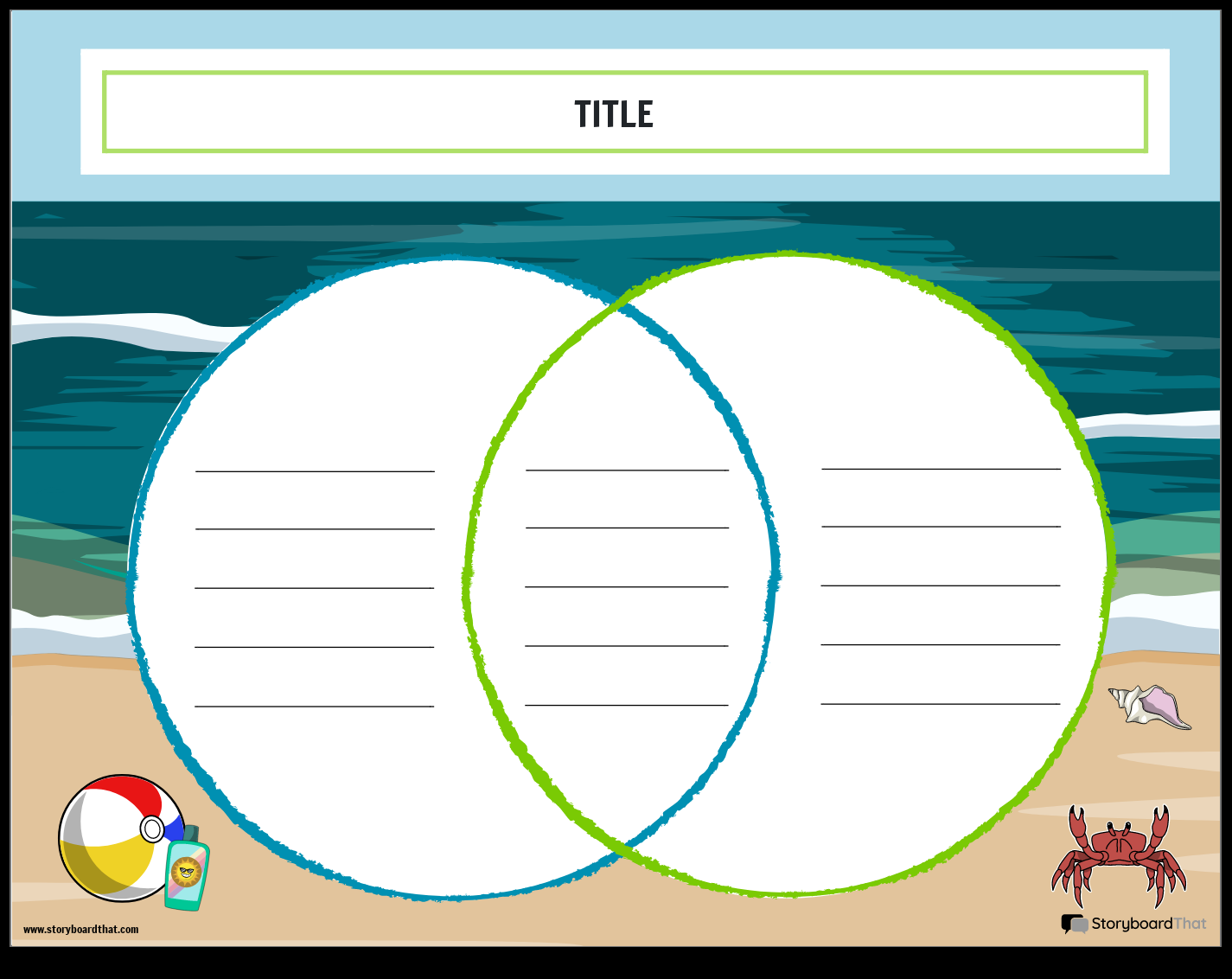 Storyboard That Compare And Contrast Worksheet Templates