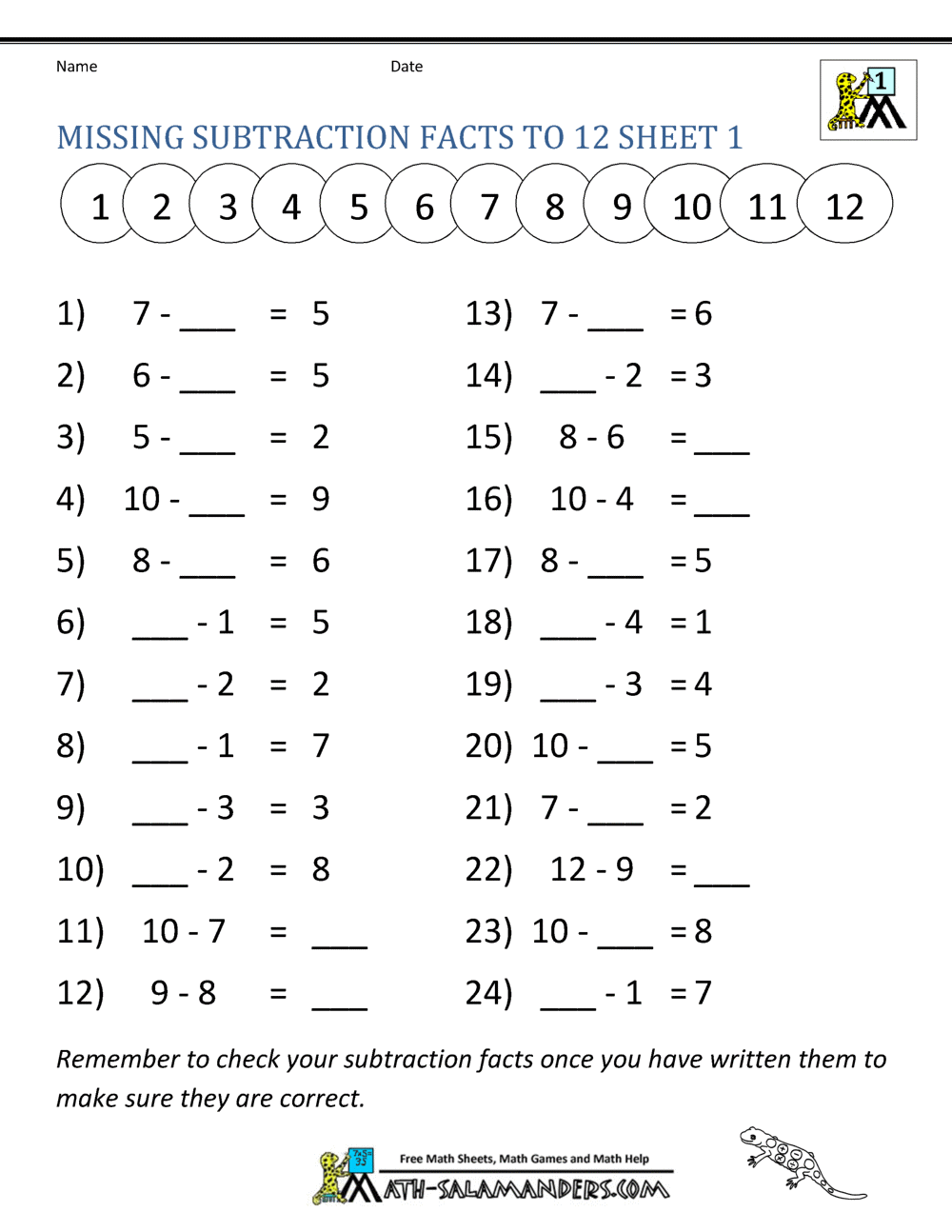 Free 1st Grade Math Worksheet Templates To Customize Canva