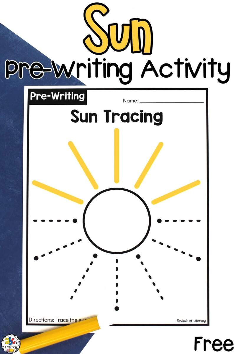 Free Printable Pre Writing Fall Preschool Worksheets