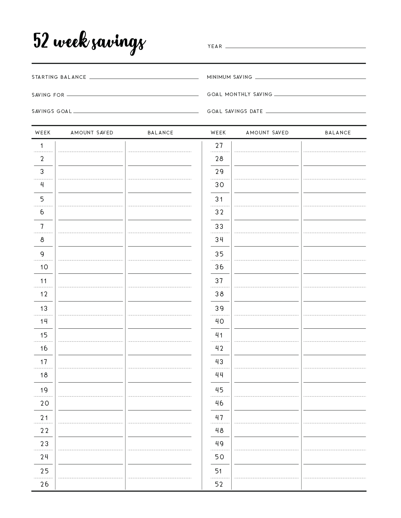 SIMPLE MONTHLY Budget Planner Printable Financial Tracker Template Paycheck Savings Tracker Binder Debt Bill Spending Expense Income Etsy