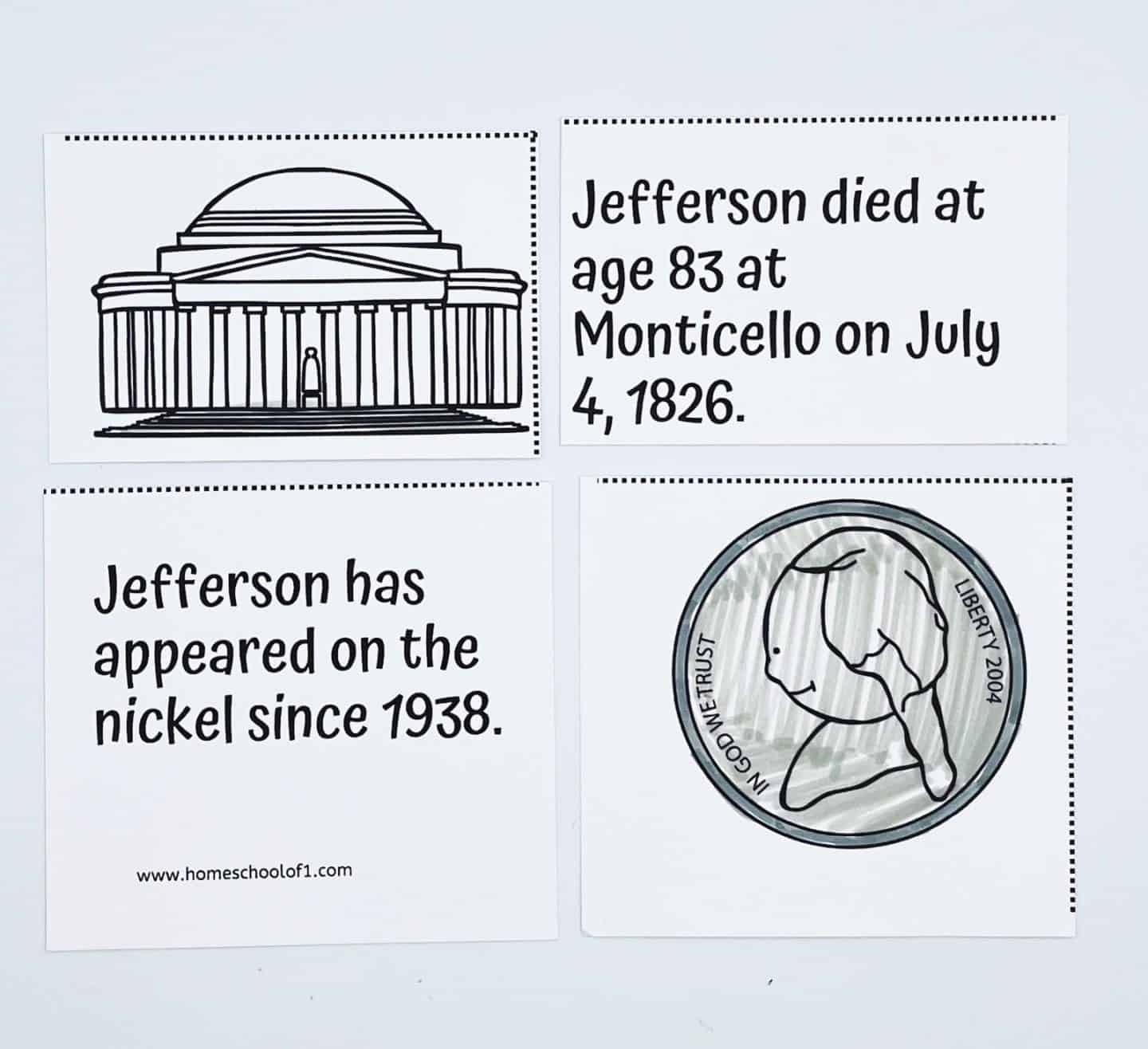 Thomas Jefferson Worksheet And Timeline Activity For Kids