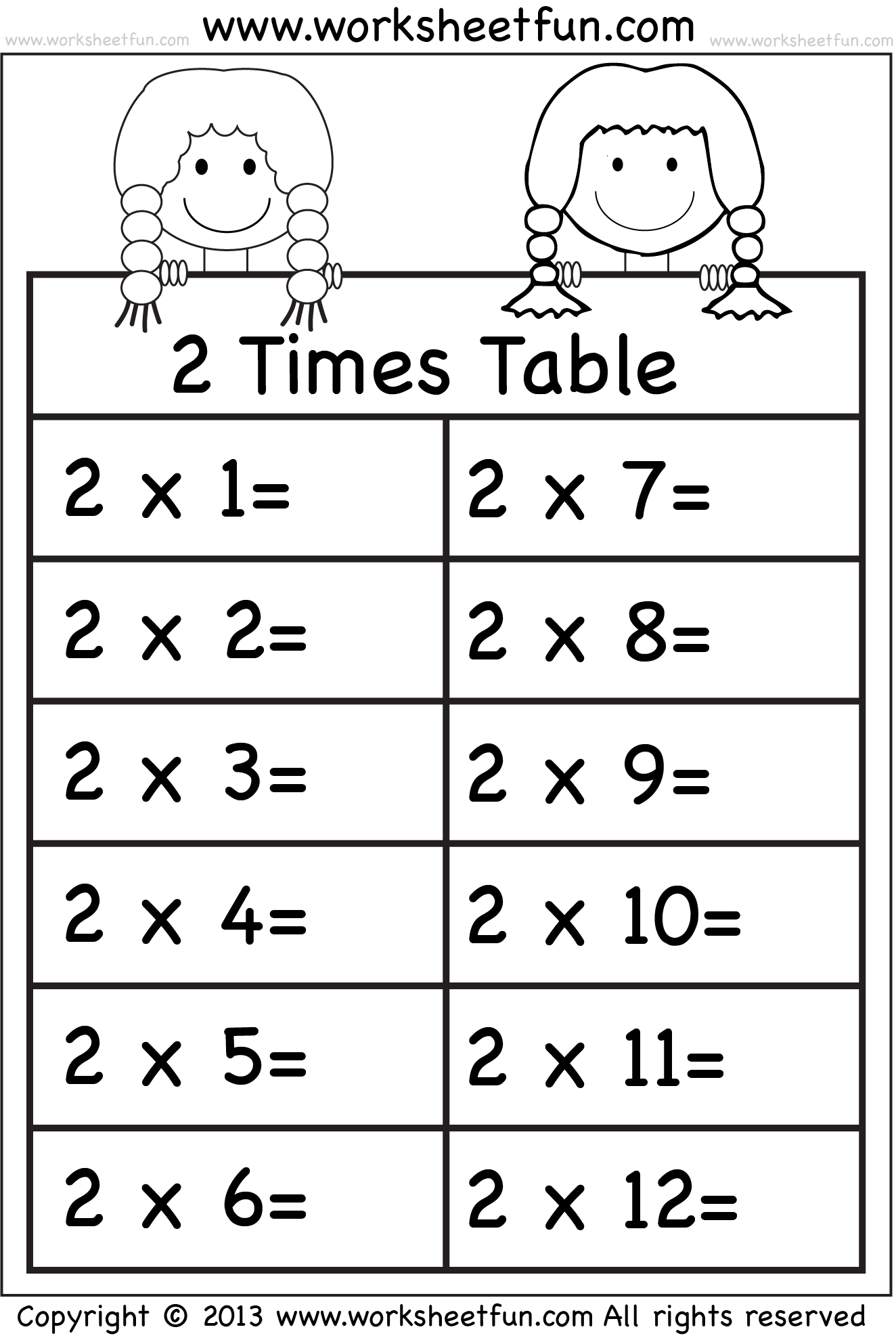 Multiplication Worksheets One Digit Math Drills Free Printables Lettering SVG Files Tools Apps