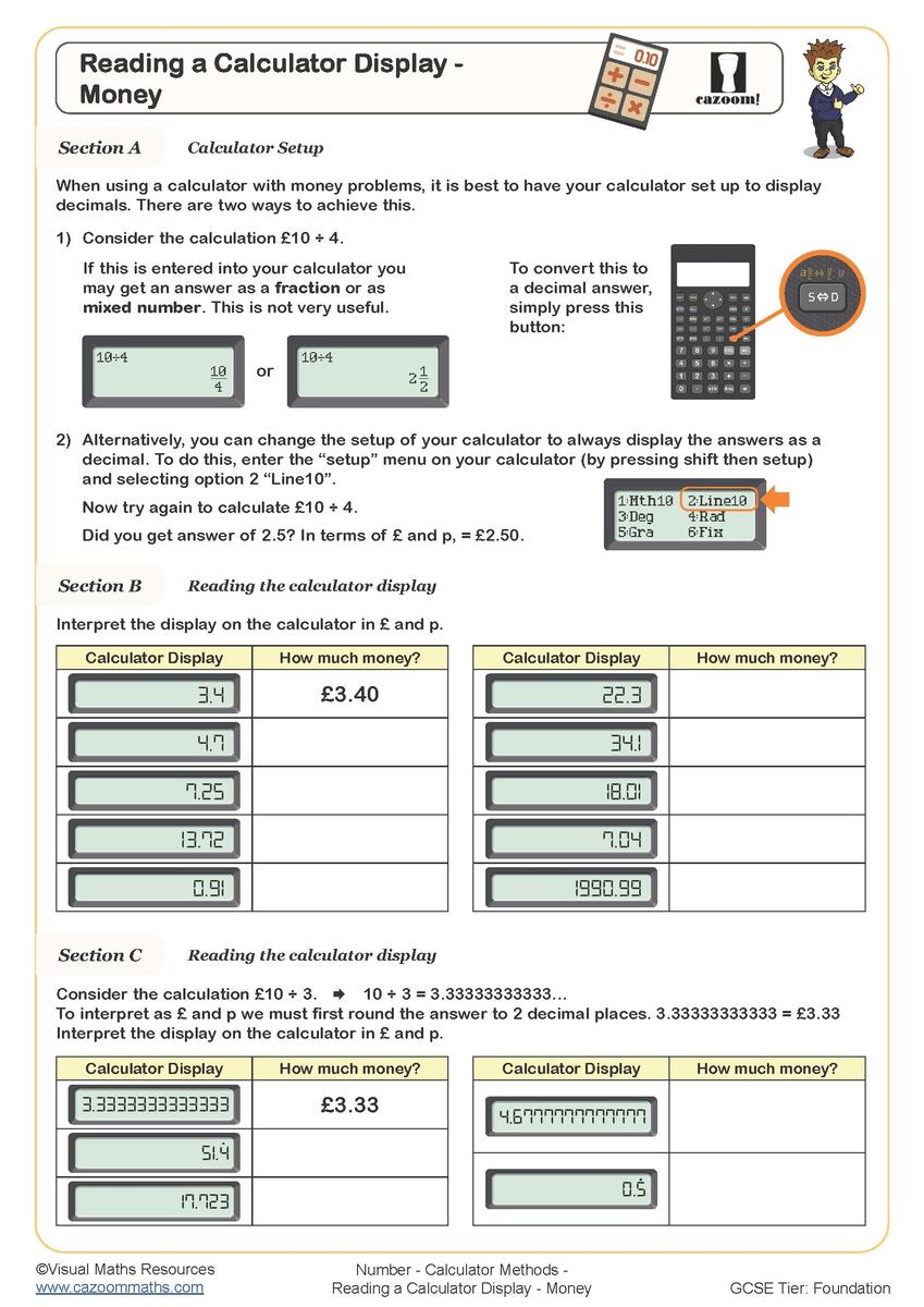 Using A Calculator Worksheets Printable Calculator Skills Worksheets PDF And Free Samples Downloads Cazoom Maths Using A Calculator Worksheets Printable Calculator Skills Worksheets PDF And Free Samples Downloads Cazoom Maths