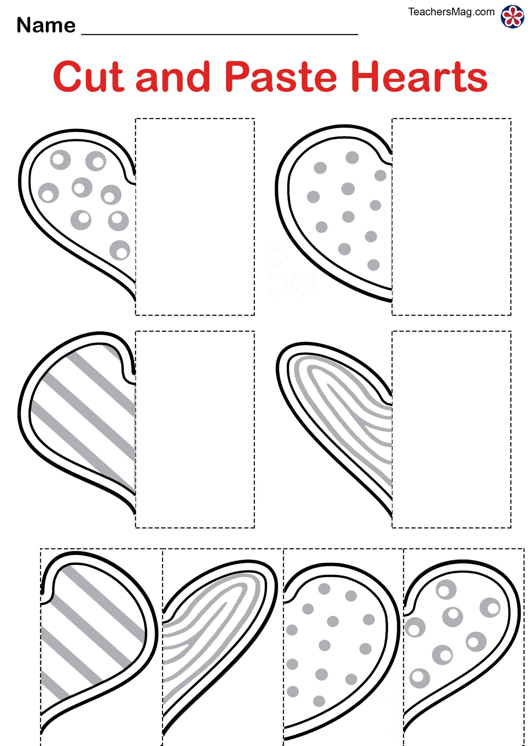Valentine S Day Free Worksheets For Preschool TeachersMag Printable Activities For Valentine S Day