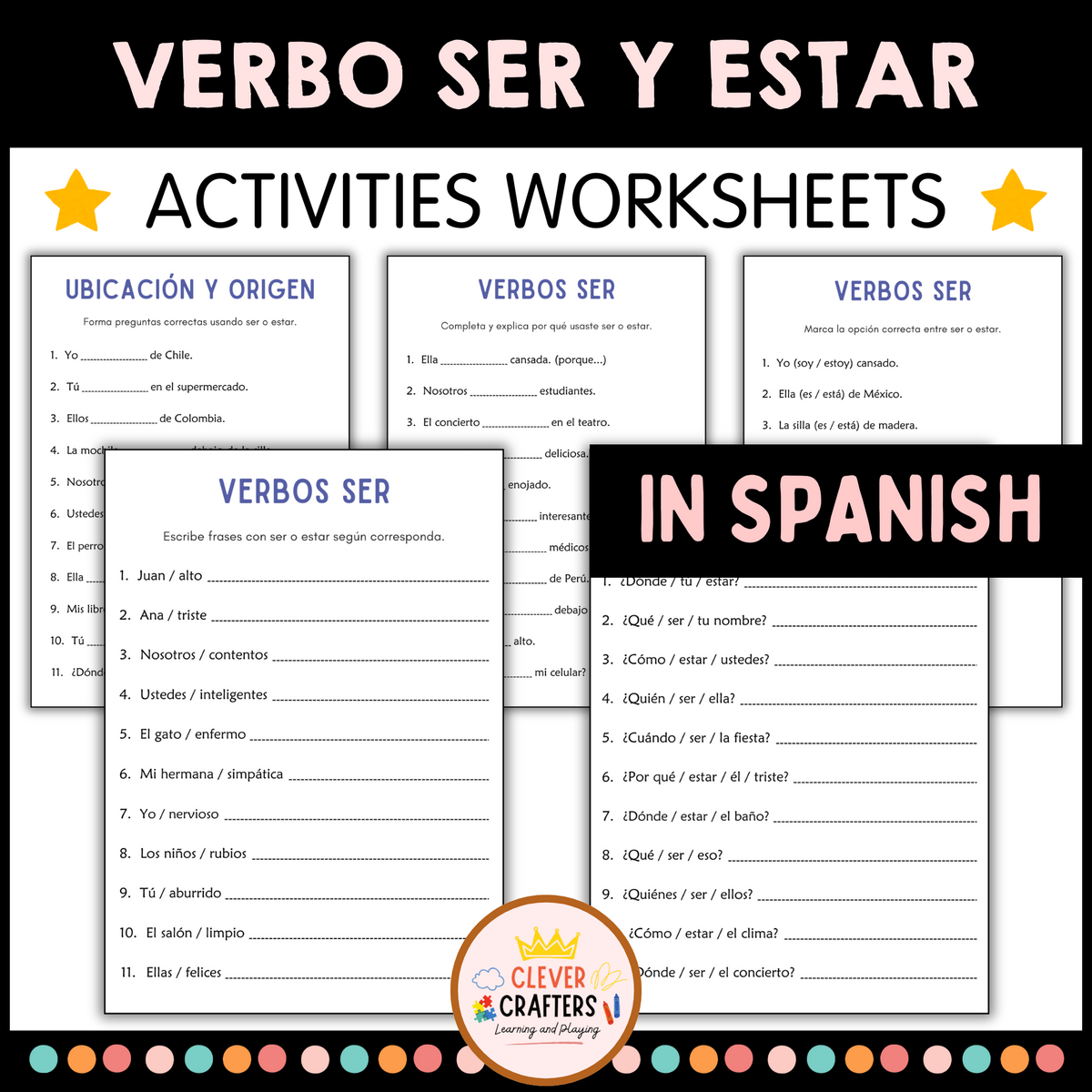 Ser Vs Estar Crossword WordMint