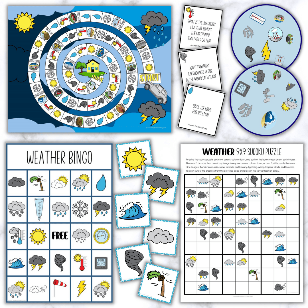 Weather Natural Disasters Study The Waldock Way
