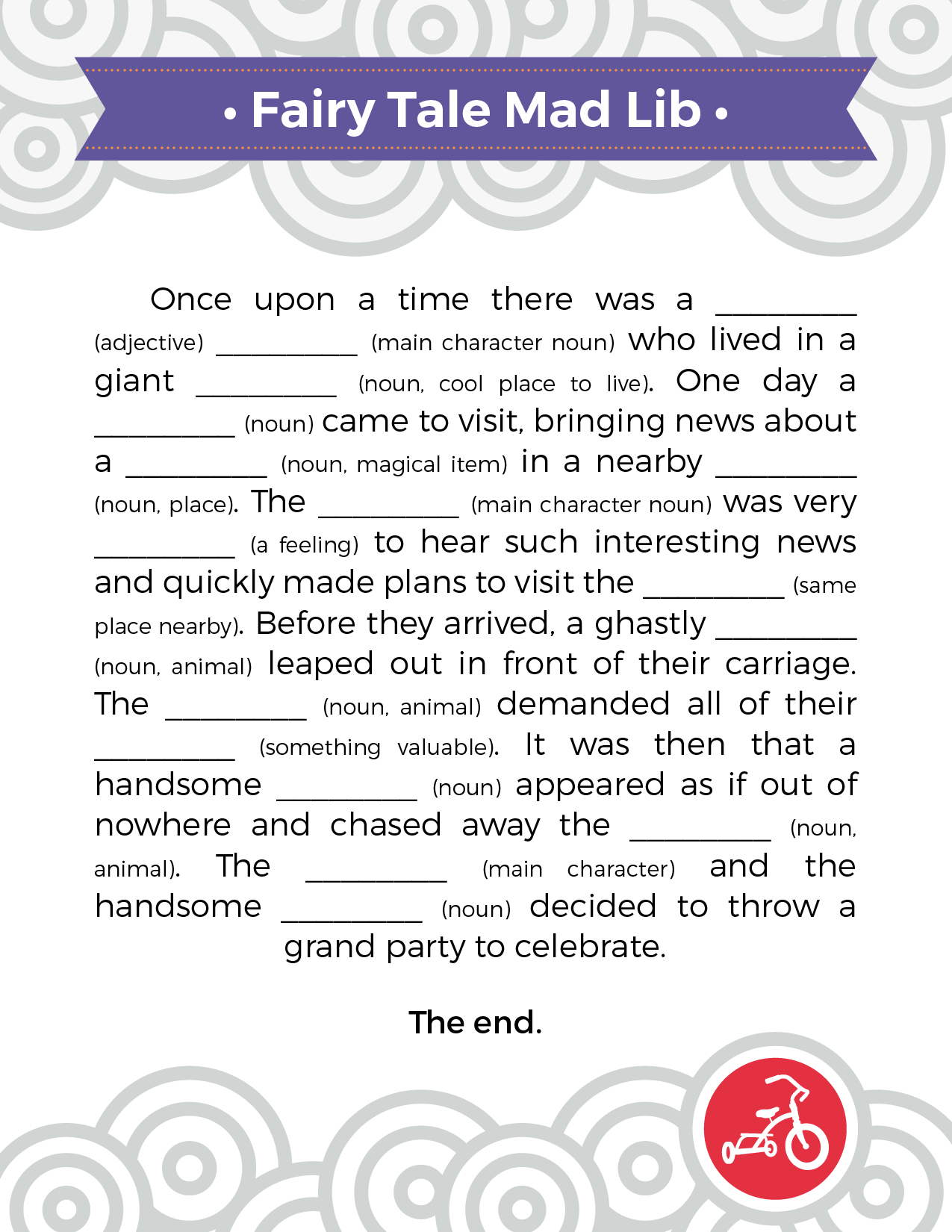Write Your Own Fairytale With Kids Build A Castle Craft Free Printable