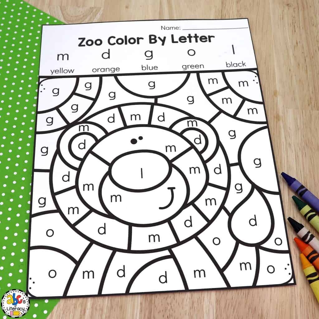 Autumn Color By Letter Worksheet Free Printable Digital PDF